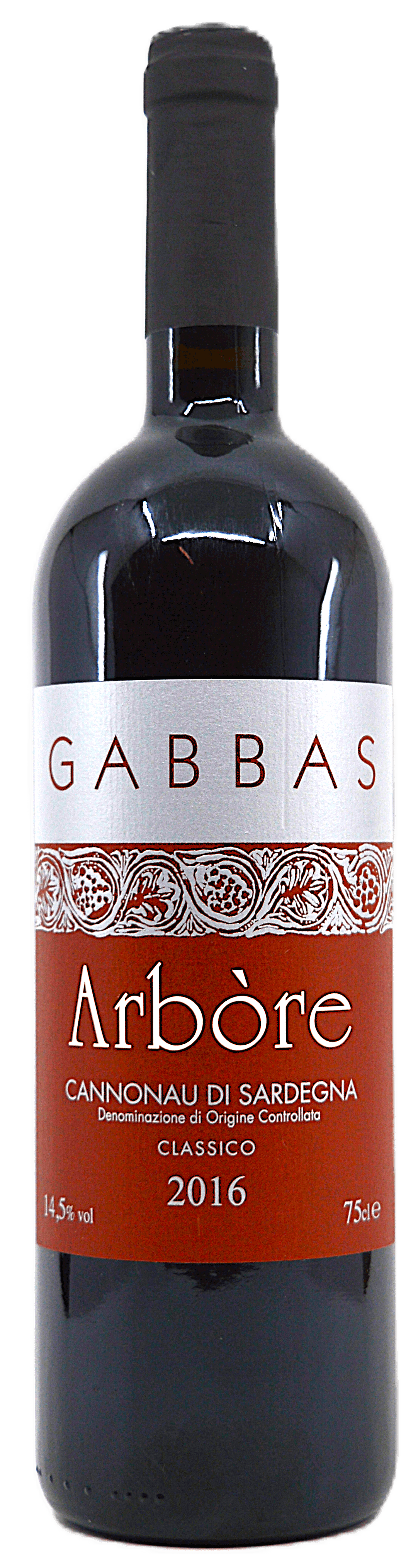 Cannonau di Sardegna Classico "Arbòre" 2016 DOC Gabbas