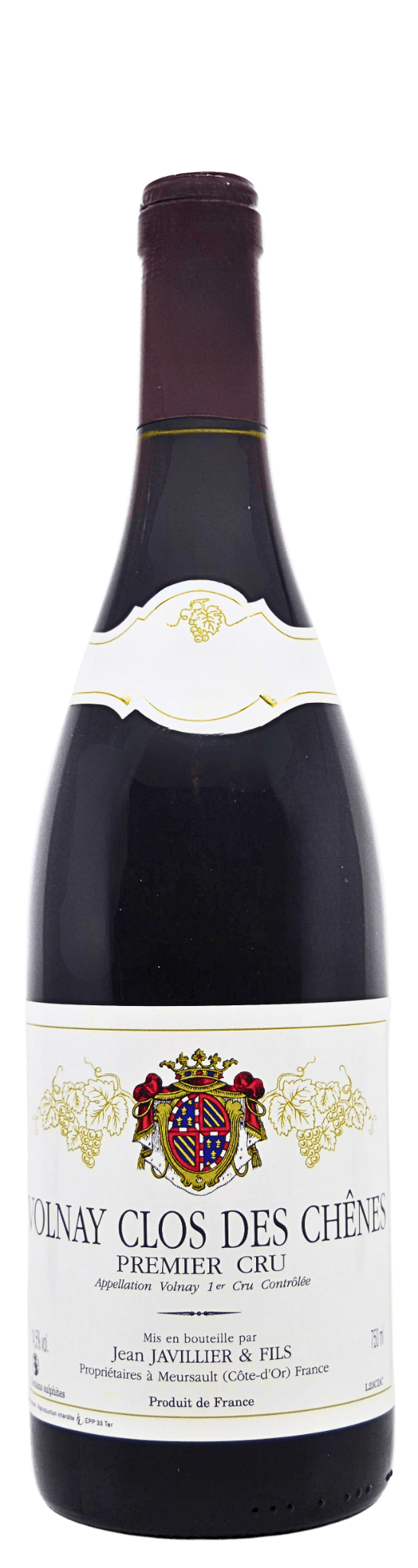 Volnay 1er cru Clos des Chênes 2023 Jean Javillier et Fils -BIO-