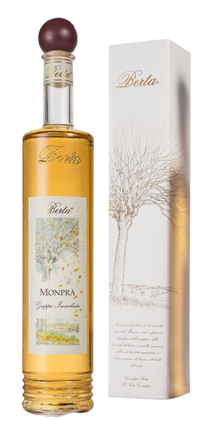 Grappa di Barb.& Nebbiolo "Monpra" Destillerie Berta 0,7L 40% Vol