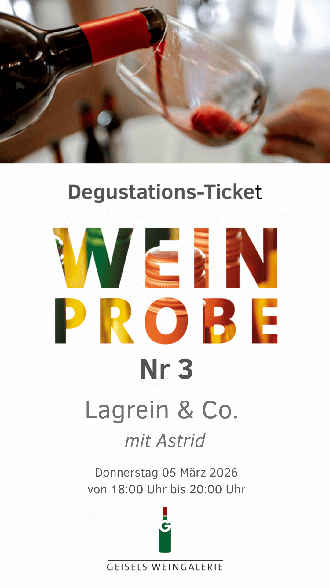 Degustations-Ticket | Lagrein & Co. mit Astrid