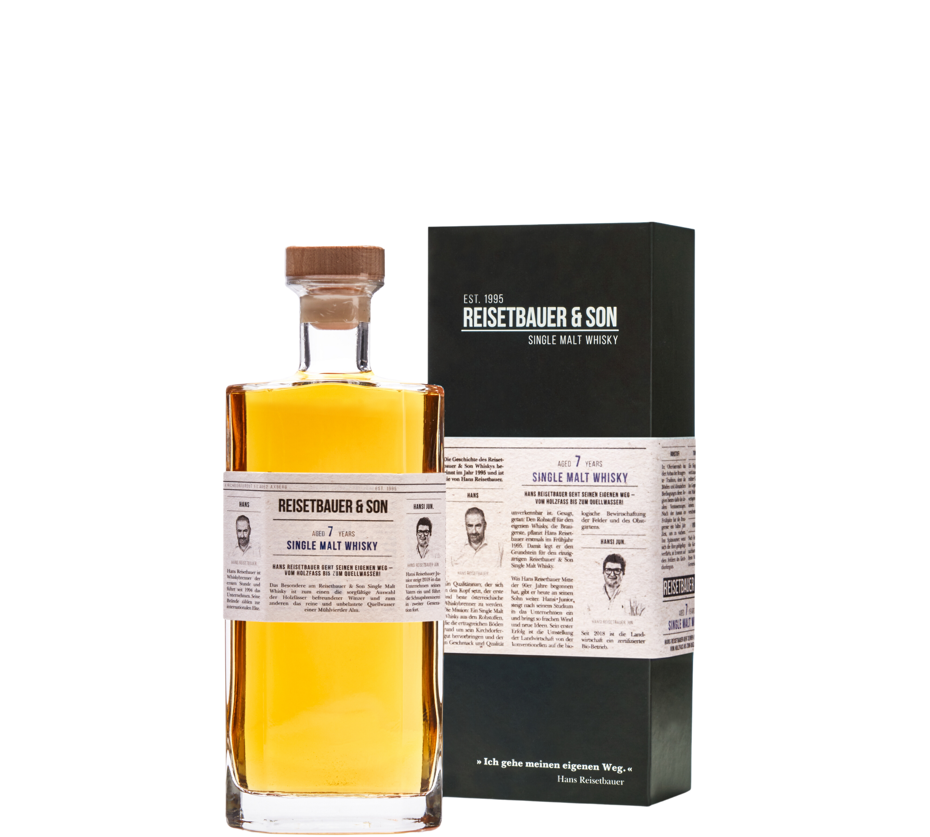 7 Years Single Malt Whisky Reisetbauer