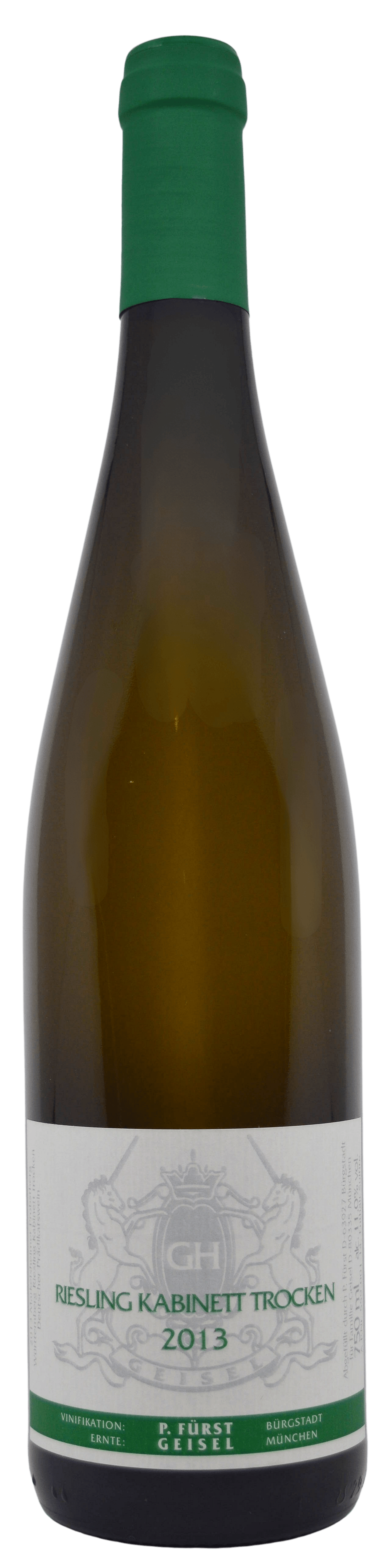 Riesling Kabinett trocken 2013 "Markelsheimer Probstberg" Geisel Weinbau