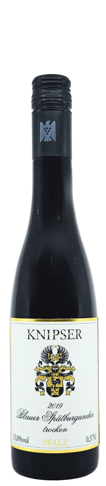 Blauer Spätburgunder 2019 Knipser 0,375 L Halbe-Flasche