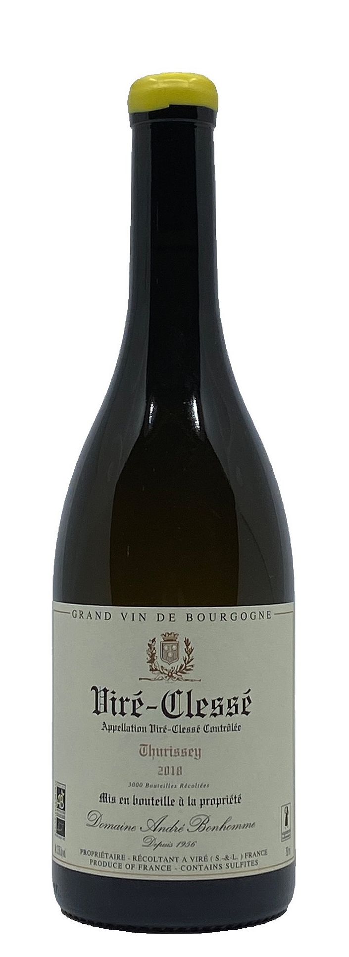 Viré-Clessé Thurissey 2018 André Bonhomme -BIO-