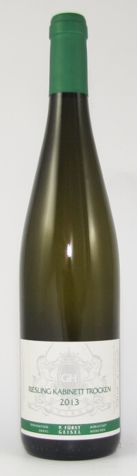 Riesling Kabinett trocken 2013 "Markelsheimer Probstberg" Weinbau Familie Geisel