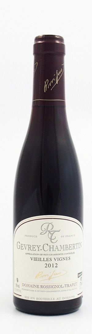 Gevrey-Chambertin Vieilles Vignes 2012 Rossignol-Trapet - BIO - 0,375 L Halbe-Flasche