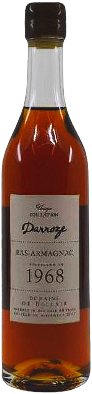 Domaine de Bellair 1968 Armagnac Darroze 43% Vol. - 0,2 L