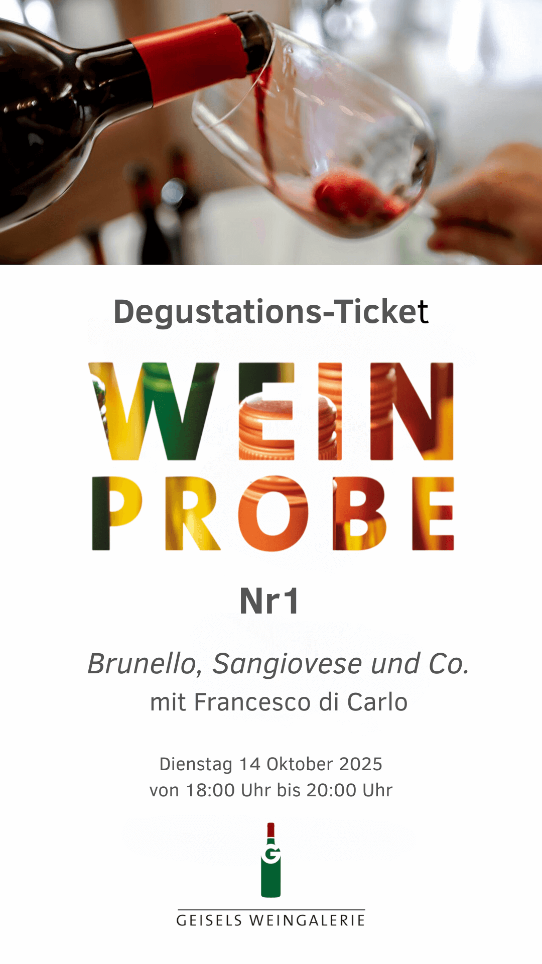 Degustations-Ticket | Brunello, Sangiovese und Co.