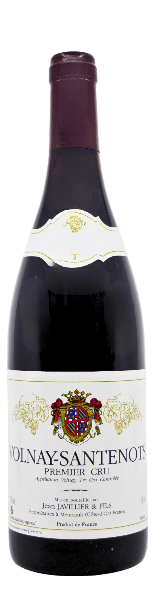 Volnay 1er cru Santenots 2023 Jean Javillier et Fils -BIO-