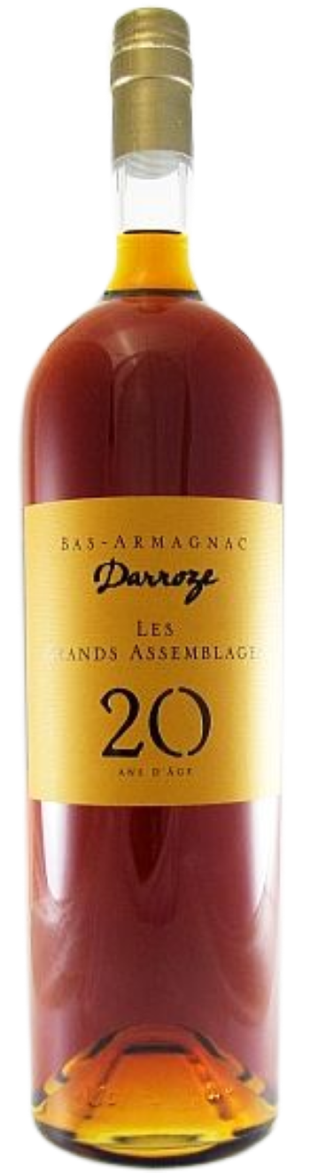 1,5 L 20 ans Armagnac Darroze Gds Assemblages, 1,5L 43 %