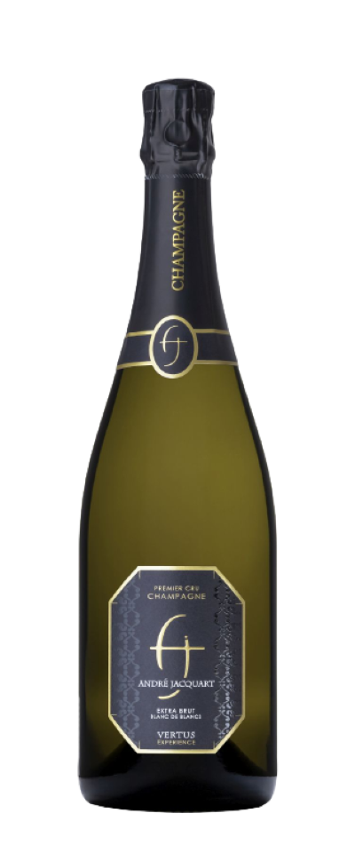 Champagne Extra brut Vertus 1er cru Expèrienc Blanc de Blancs, André Jacquart - 1,5 L Magnum