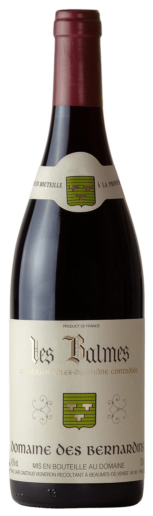 Côtes du Rhône Rouge "Les balmes" 2024 Domaine des Bernardins