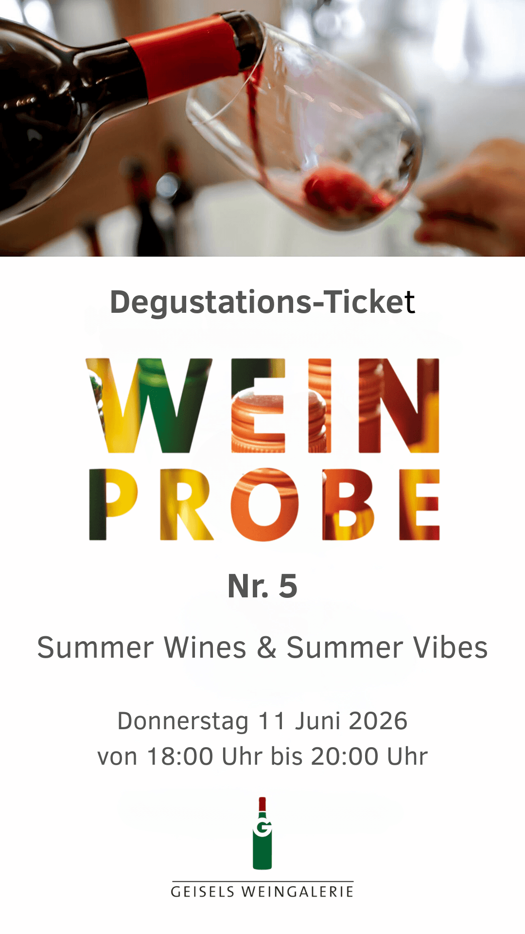 Degustations-Ticket | Sommer Wines / Sommer Vibes